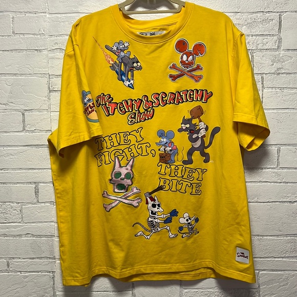 MENS Itchy And Scratchy Tee - Picture 2 of 8